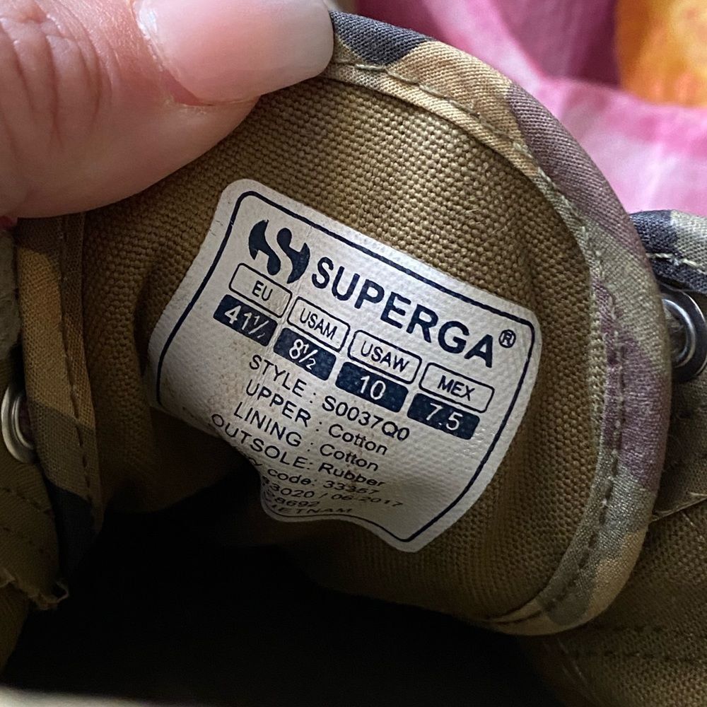 Women’s Superga camouflage sneakers - Picture 9 of 10